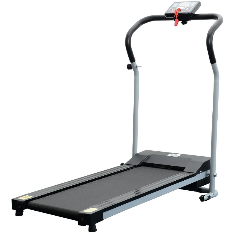 HOMCOM Elektrisches Laufband 500W 10km/h LCD zusammenklappbar