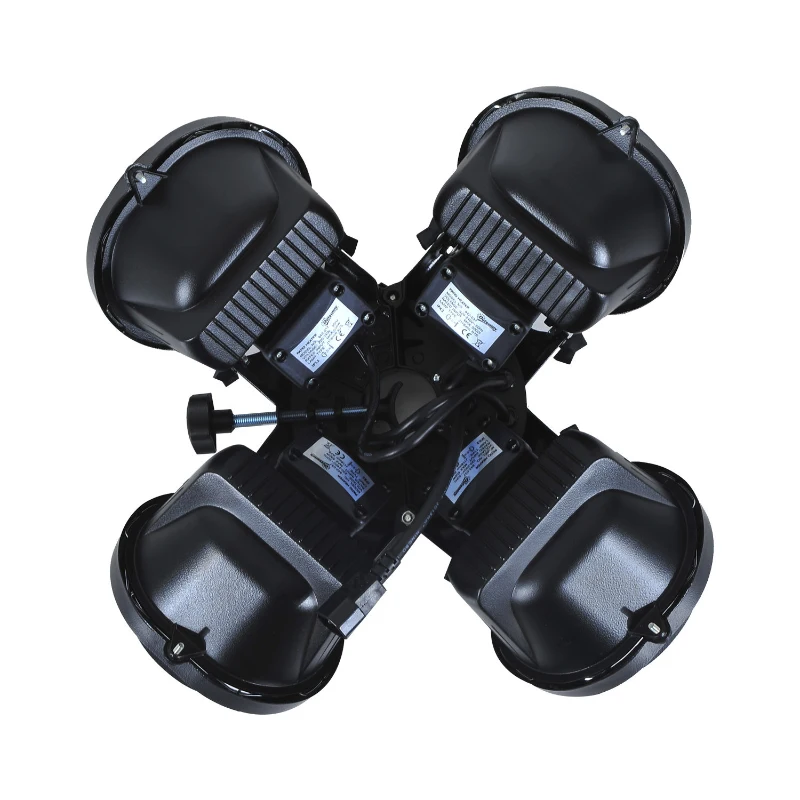 Outsunny Elektrischer Heizstrahler für Sonnenschirme | Infrarotstrahler | Aluminium, Stahl | Schwarz