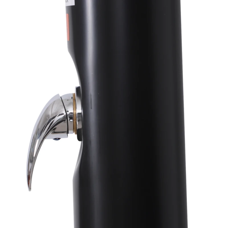 Outsunny® Solar Gartendusche Campingdusche Außendusche Pooldusche 20L bis 60℃ PVC Schwarz Ø11 x 218 cm