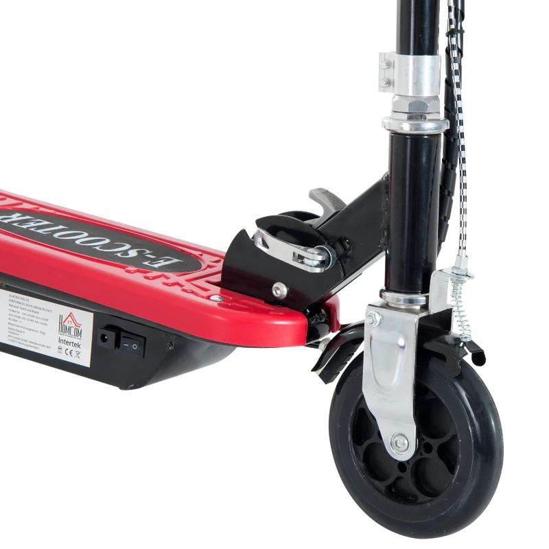 HOMCOM® E-Scooter Kinderroller Cityroller 120W klappbar Rot