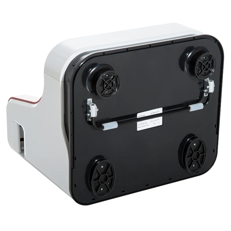 HOMCOM® Massagegerät Fußmassagegerät Fußmassagegerät Fußreflexzonen mit Wärmefunktion und 3 verschiedene Massageprogramme Rot