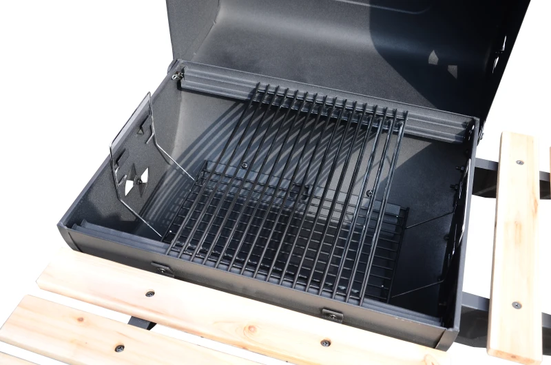 Outsunny® BBQ Grillwagen Holzkohlegrill Standgrill