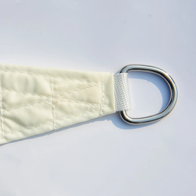 Outsunny® Sonnensegel Dreiecke Cream 5x5x5 m Polyester - wasserabweisend