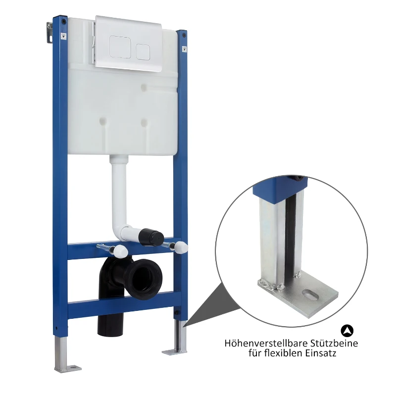 HOMCOM® WC Vorwandelement Spülkasten 102cm Weiß