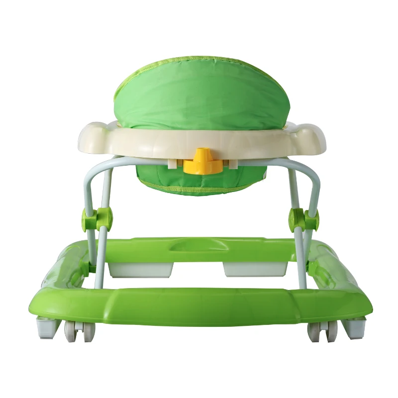 HOMCOM® Laufhilfe für Baby Gehfrei Babywalker Klappbar Höhenverstellbar grün