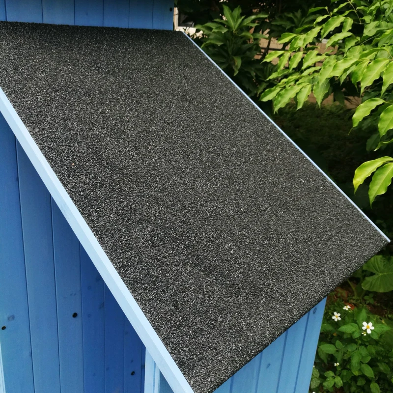 Outsunny® Gartenhaus 2-in-1 Gerätehaus mit Brennholzlagerraum Geräteschuppen Holz Blau