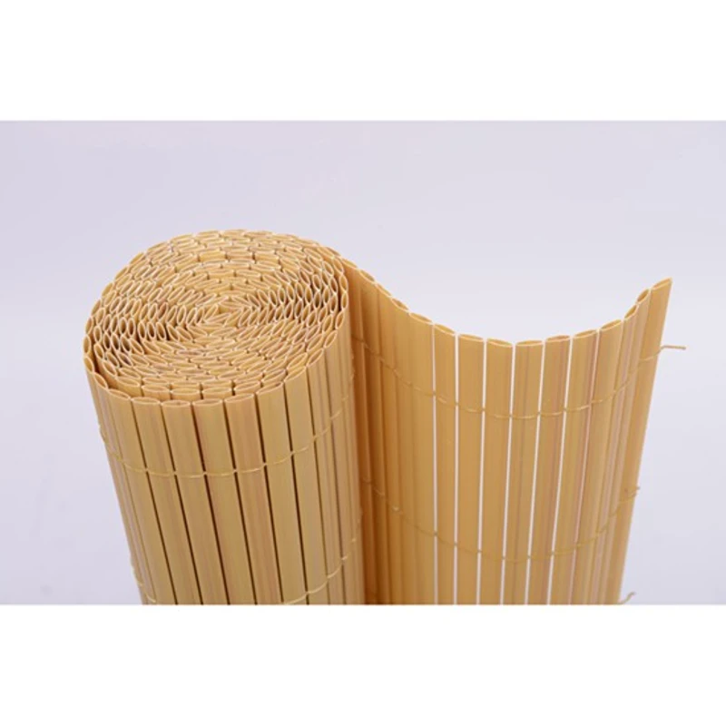 PVC Sichtschutzmatte  Sichtschutz Sonnenschutz Windschutz Zaun Garten Balkon 80 cm (0,8 m) 600 cm (6,0 m) Bambus