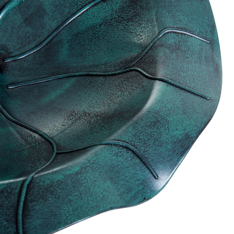 Outsunny® Vogeltränke Wasserschale Kunststoff Antik Grün