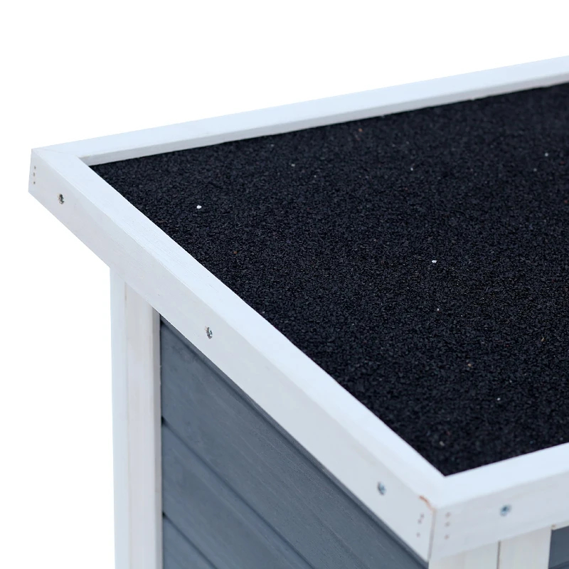 PawHut® Hasenstall mit Freilaufgehege Tannenholz