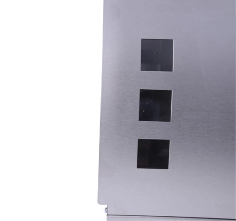 SKRZYNKA NA LISTY Z GAZETNIKIEM stal nierdzewna