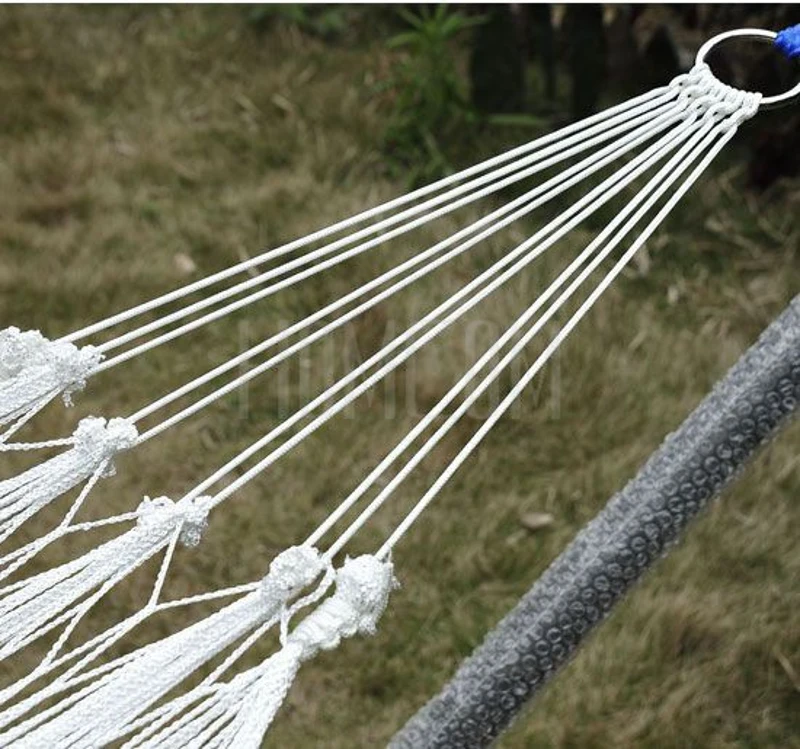 Hängematte Hängenetz Hängeliege Netzhängematte Hängesitz aus Polyester 200x50cm