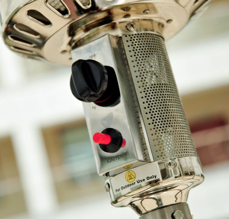 Outsunny® Edelstahl Gas-Heizstrahler / Heizpilz 5 - 12KW