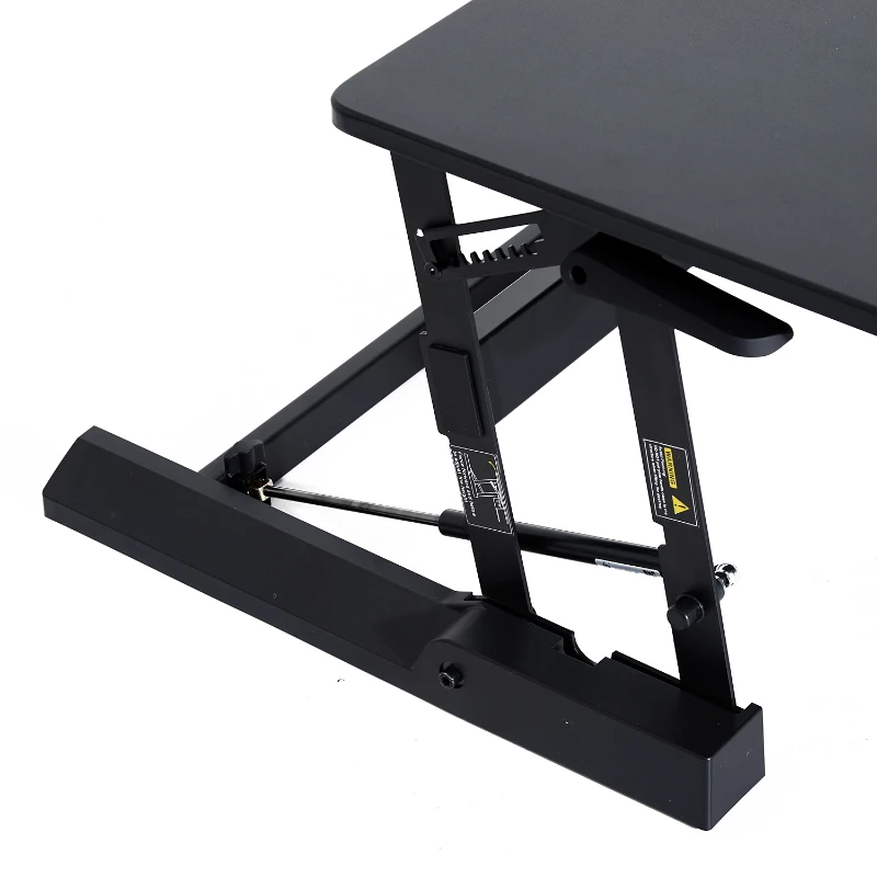 HOMCOM® Aufsatz Schreibtisch schwarz Erhöhung höhenverstellbar