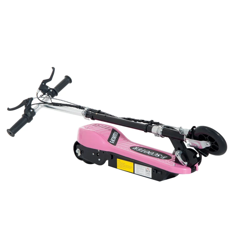 HOMCOM® E-Scooter Kinderroller Cityroller 120W klappbar Rosa