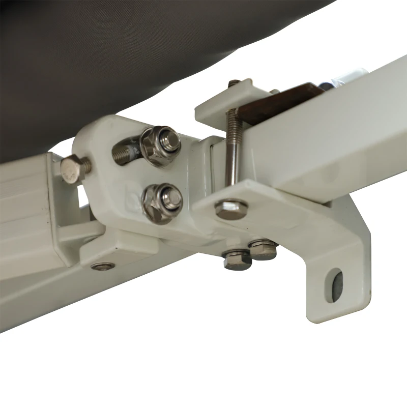 Outsunny® Markise mit Handkurbel Gelenkarmmarkise Elektrisch/Manuell Sonnenschutz Alu