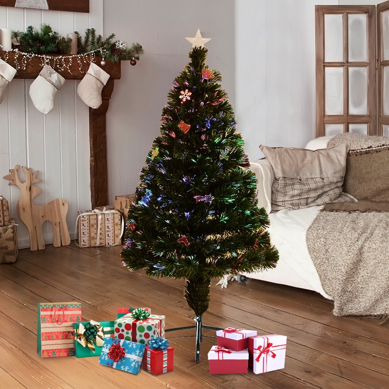 Homcom Weihnachtsbaum knstlich LED 120cm | Aosom.de