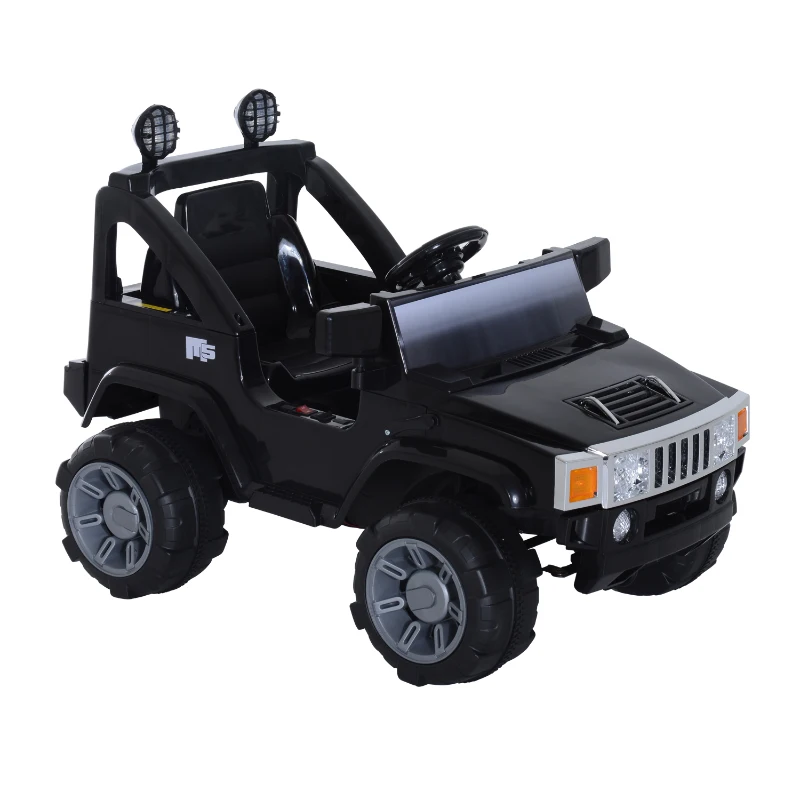 HOMCOM® Kinderauto Elektroauto Jeep mit MP3 Anschluss Kinderfahrzeug Fahrzeug Kinder Elektro Auto Spielzeug