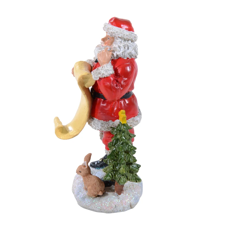 Outsunny Weihnachtsmann Nikolaus Figur Santa Weihnachtsdeko