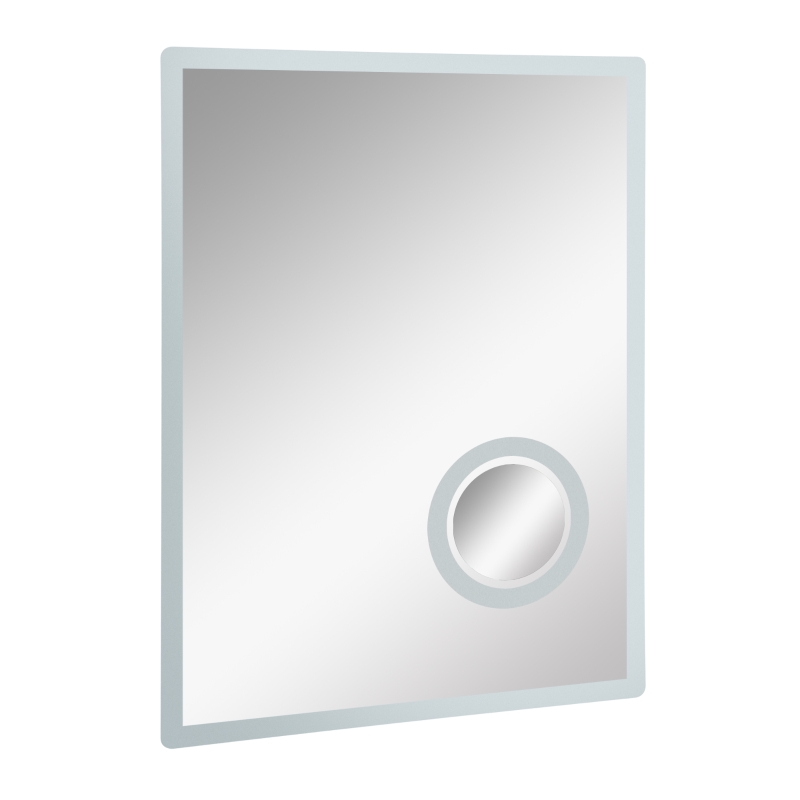 kleankin® LED Badspiegel Badezimmerspiegel Beleuchtung 65W 80x60cm