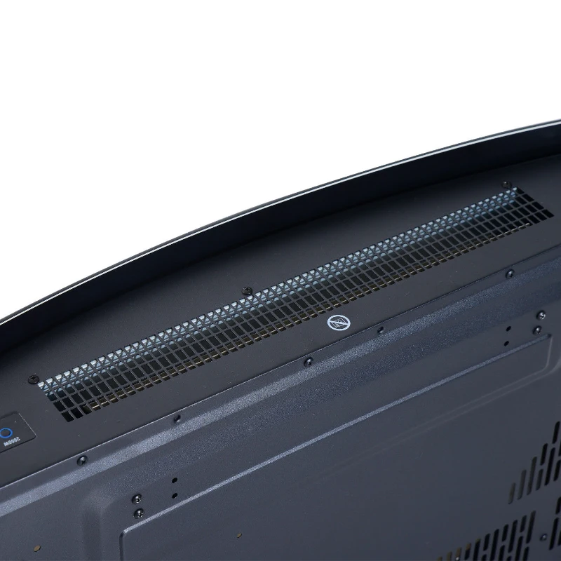 HOMCOM® Elektrokamin | Kaminofen | 1000 / 2000 W W | Inkl. Fernbedienung | 88,5 x 13,5 x 56 cm | Schwarz