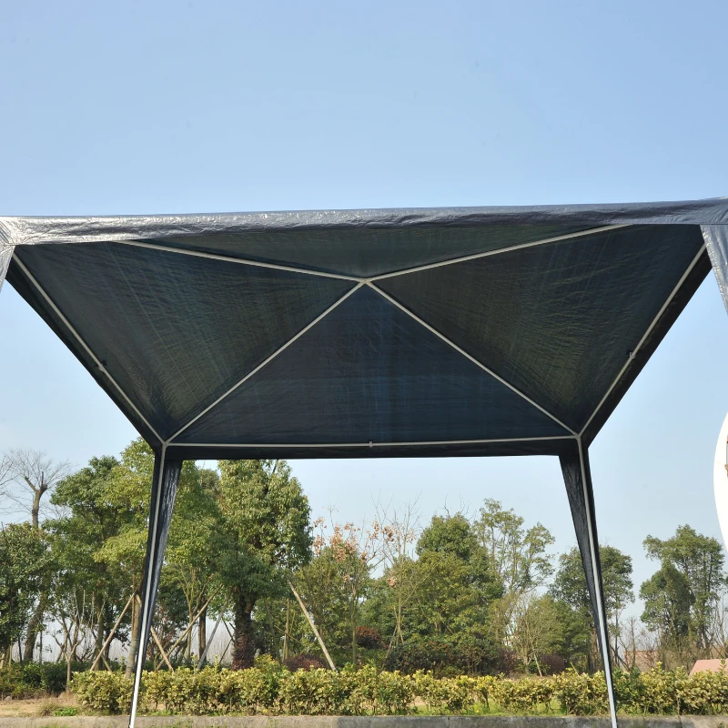 Outsunny® Pavillon Partyzelt 3x3m blau