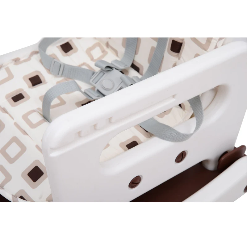 HOMCOM® 3 in 1 Kinderhochstuhl - Kombihochstuhl - Kaffeebraun