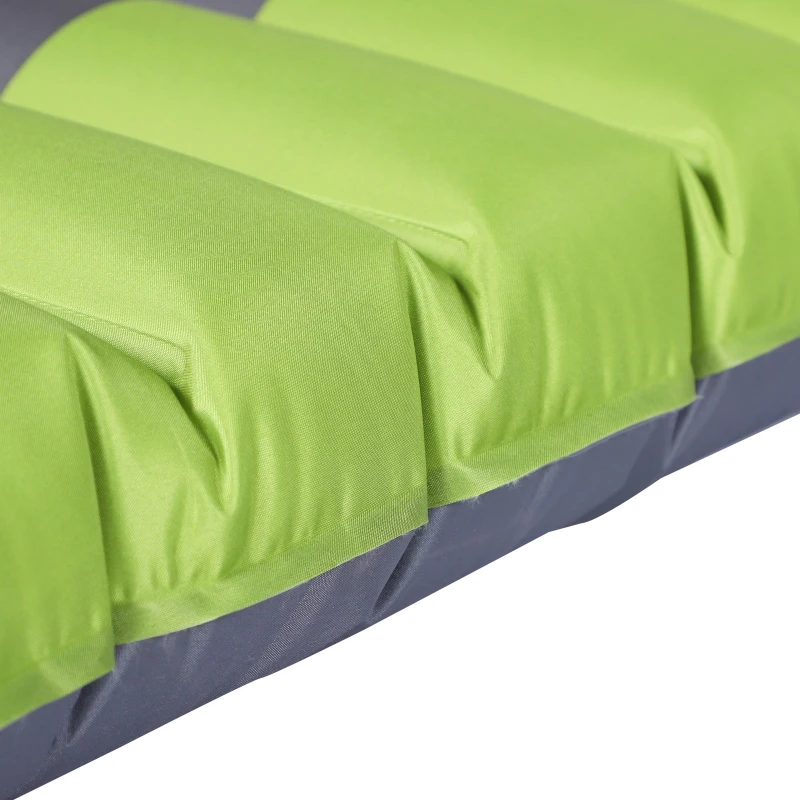 Outsunny® Luftmatraze Luftbett Camping Selbstaufblasbare Matraze Schlafmatte Pongee Grün