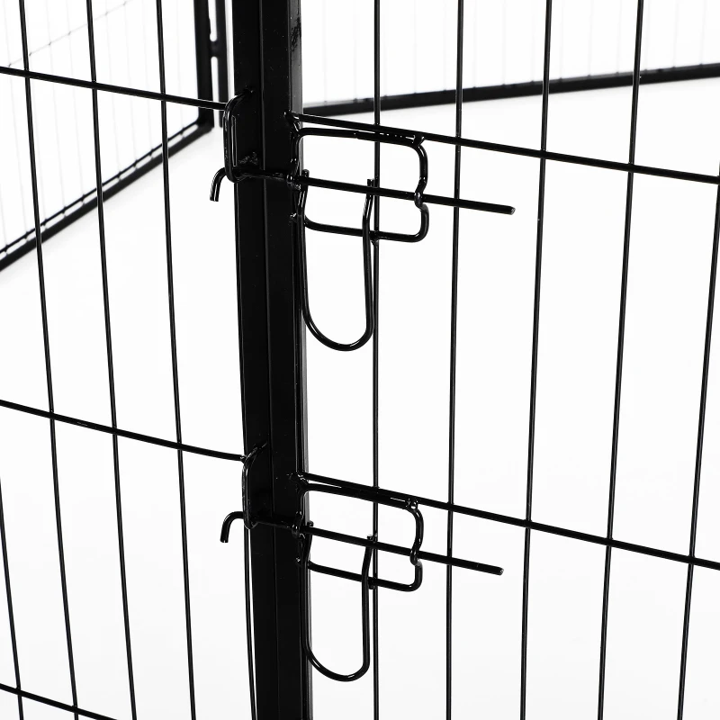 PawHut® Welpenauslauf Freilaufgehege für Kaninchen und Kleintiere 80x80 cm