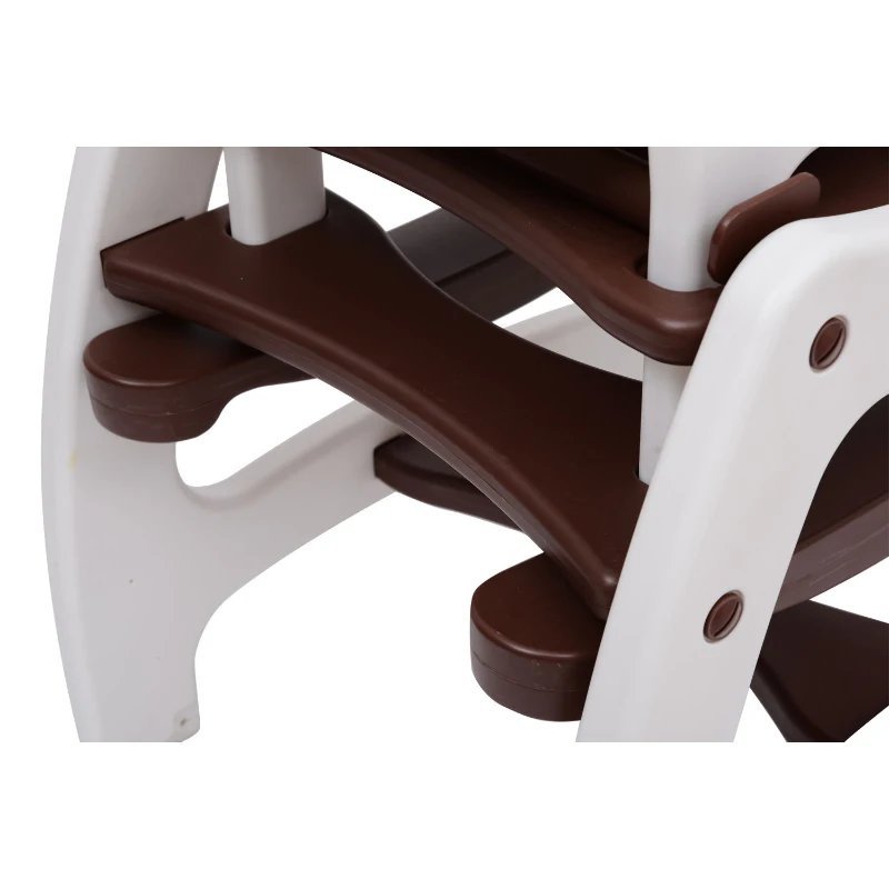 HOMCOM® 3 in 1 Kinderhochstuhl - Kombihochstuhl - Kaffeebraun