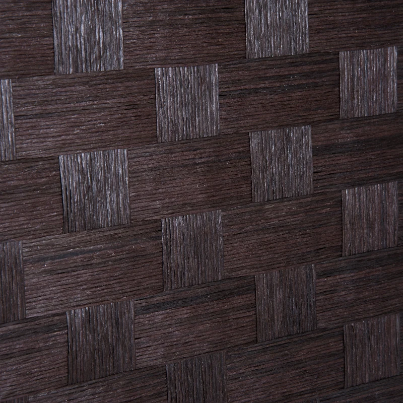 HOMCOM® Paravent Raumteiler 4 tlg. Trennwand Bambus Holz Braun