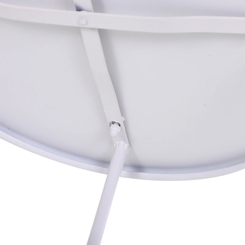 Outsunny® Beistelltisch Couchtisch Wohnzimmertisch Kaffeetisch Metall Grau