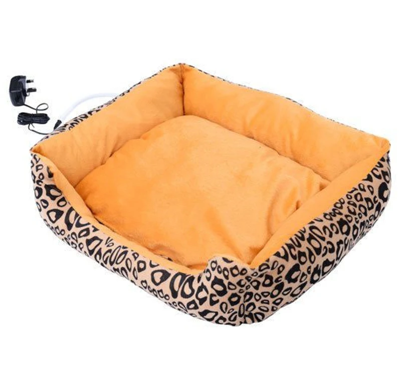 Hundebett Hundekorb Katzenbett Tierbett Kissen Bett für Tier mit/ohne Heizmatte ohne Heizmatte