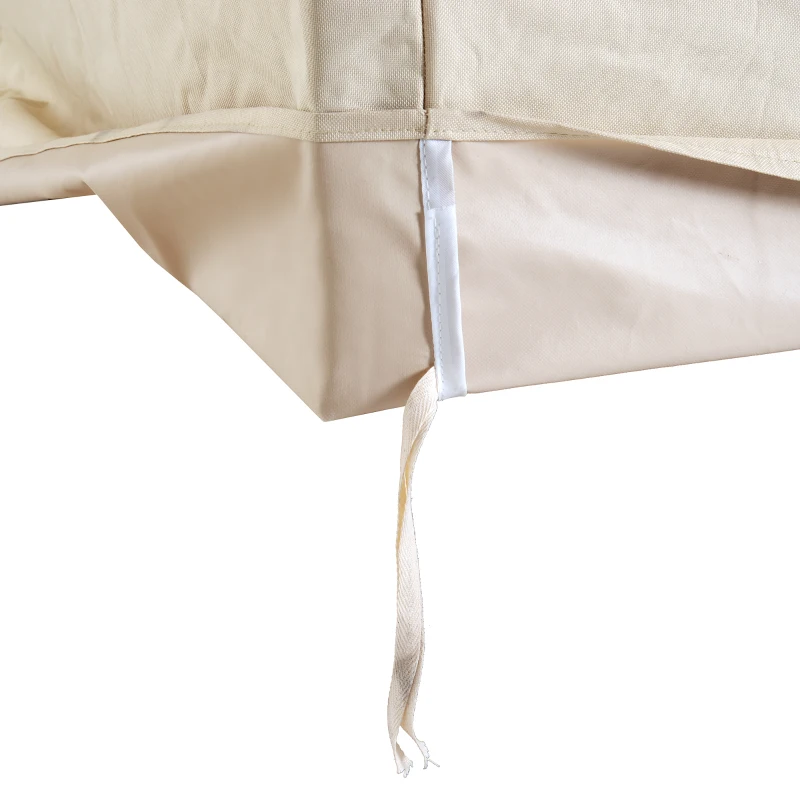 Outsunny® Abdeckung Gartenmöbel Schutzhülle 3er Sofa Beige