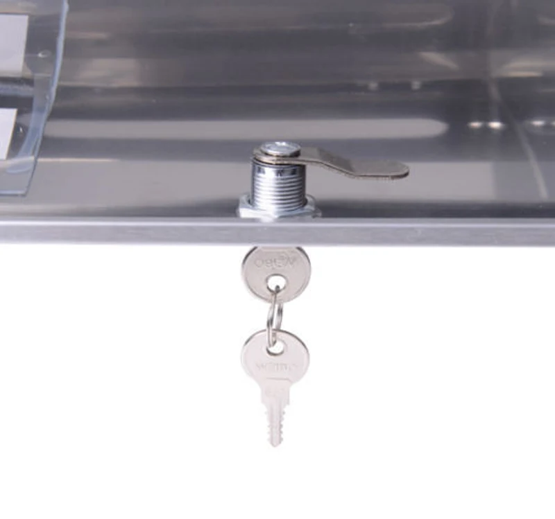 SKRZYNKA NA LISTY Z GAZETNIKIEM stal nierdzewna