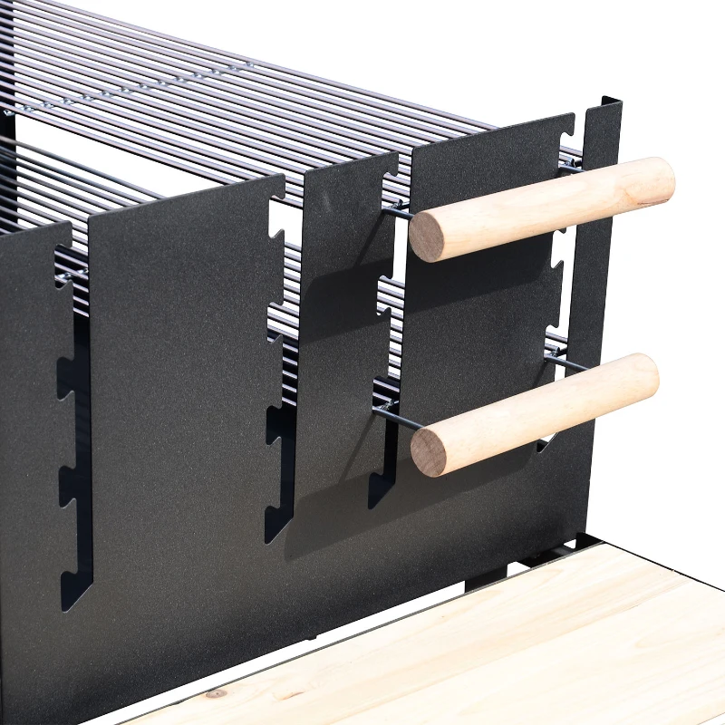 Outsunny® BBQ Grillwagen Holzkohlegrill Partygrill Holzkohle