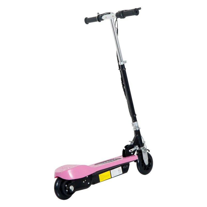 HOMCOM® E-Scooter Kinderroller Cityroller 120W klappbar Rosa