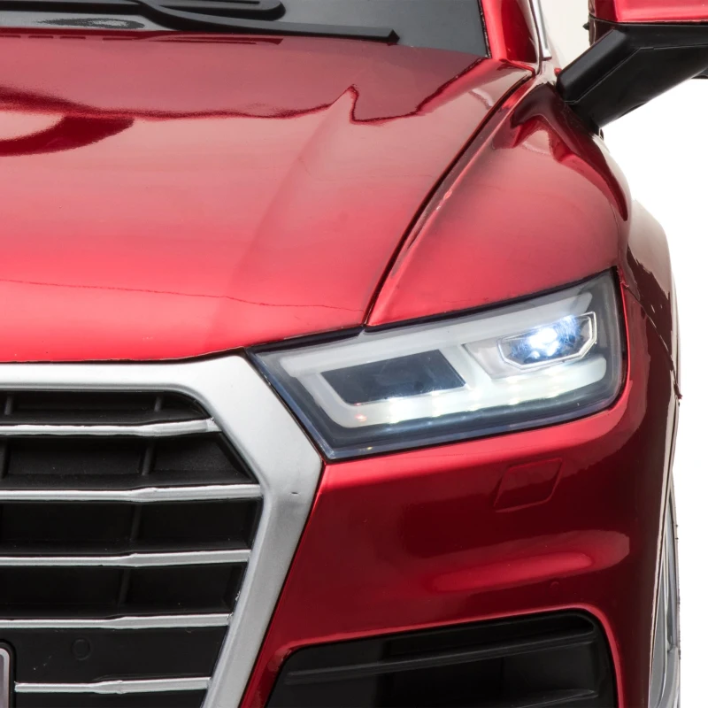 HOMCOM® Audi Q5 Elektro Kinderauto MP3 Radio USB 116 x 75 x 56 cm Rot