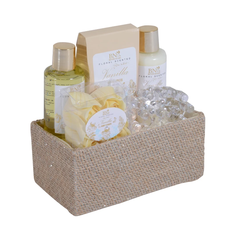 HOMCOM® 5 tlg. Badeset Wellness Set Geschenkset
