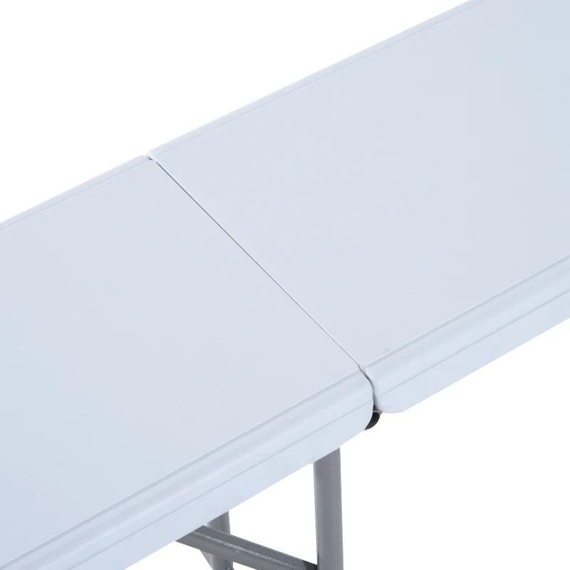 Outsunny® Klappbank Kofferbank Campingbank Bierbank Stahl