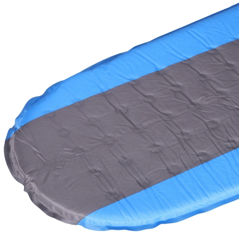 Outsunny® Luftmatraze Aufblasbare Luftbett Kopfkissen Camping Matraze Schlafmatte Pongee