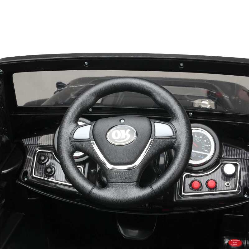 HOMCOM® Jeep Elektro Kinderauto schwarz