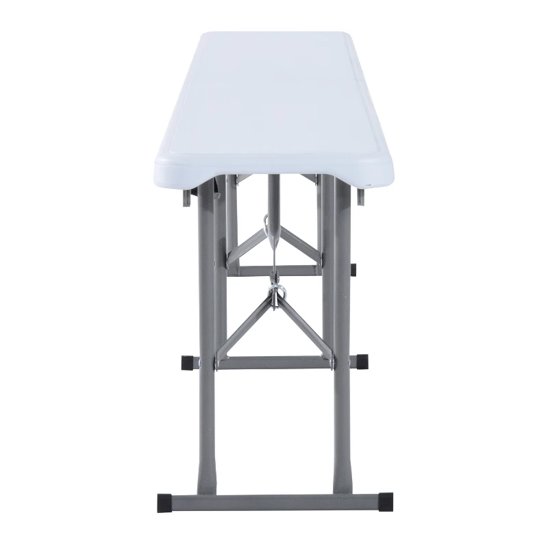 Outsunny® Klappbank Kofferbank Campingbank Bierbank Stahl
