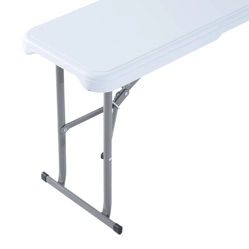Outsunny® Klappbank Kofferbank Campingbank Bierbank Stahl