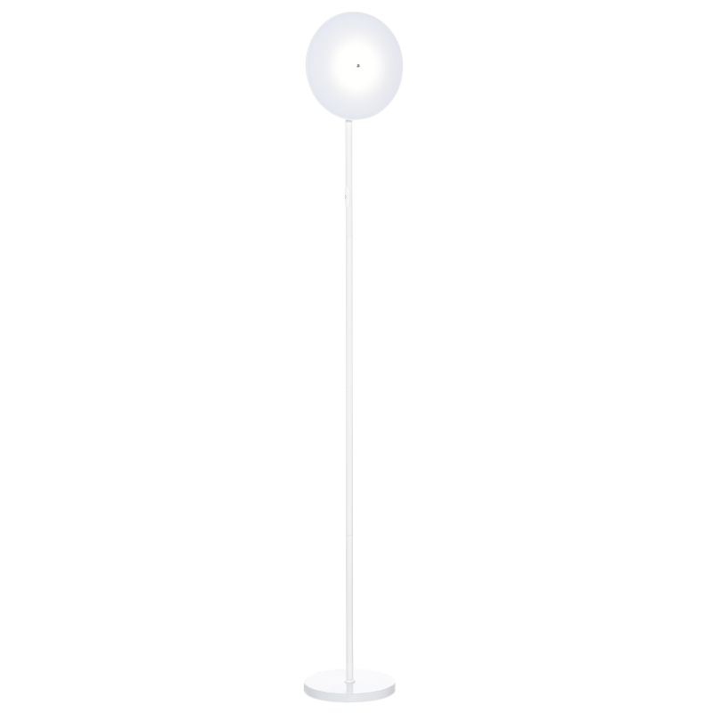 HOMCOM Stehlampe 28 cm x 28 cm x 171,5 cm Weiß
