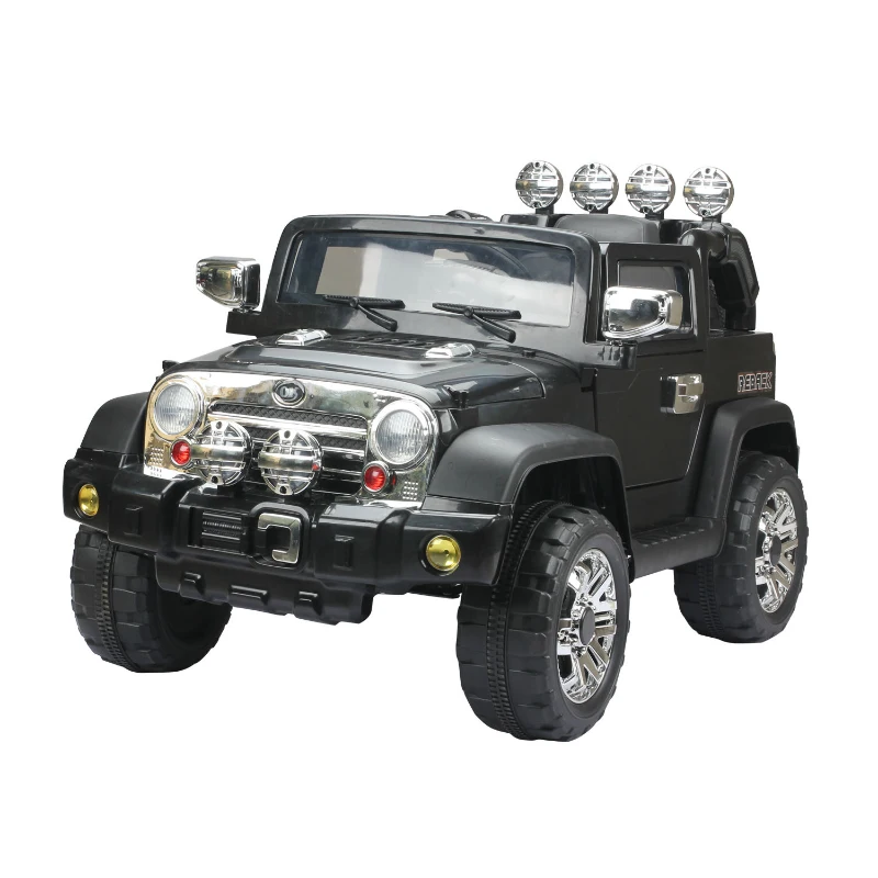 HOMCOM® Jeep Elektro Kinderauto schwarz