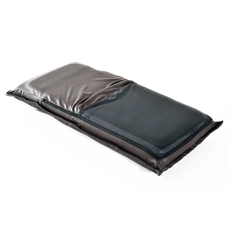 HOMCOM Sitzkissen Sitzsack mit Lehne klappbar braun