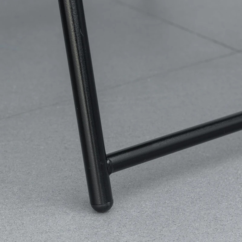 Outsunny 2 Pieces Patio Folding Chair Set, Outdoor Portable Loungers for Camping Pool Beach Deck, Lawn Chairs with Armrest Steel Frame, Cream White