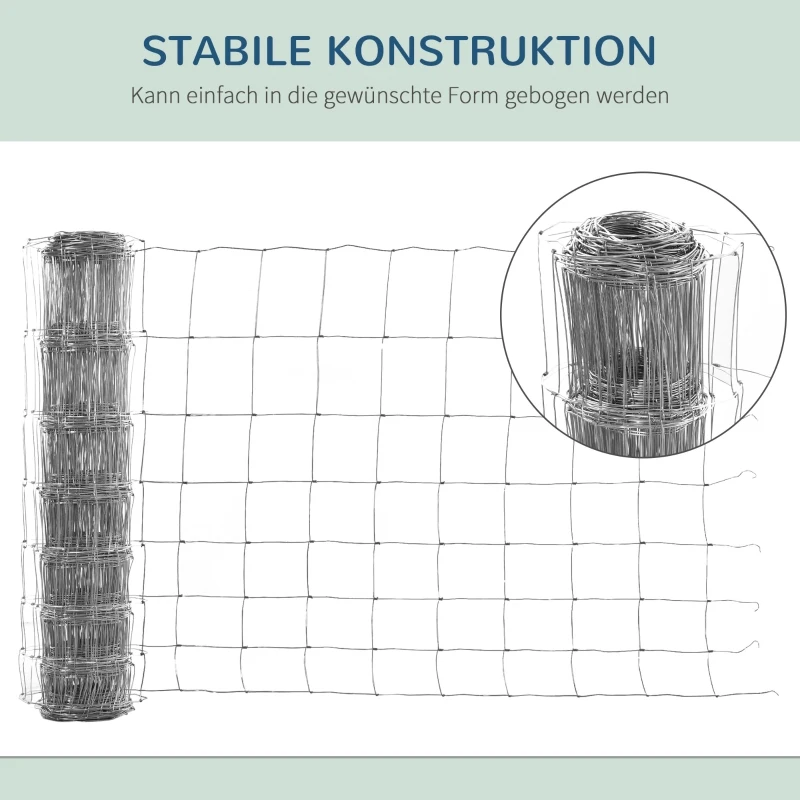 PawHut Rolka siatki drucianej, 52 x 1 m