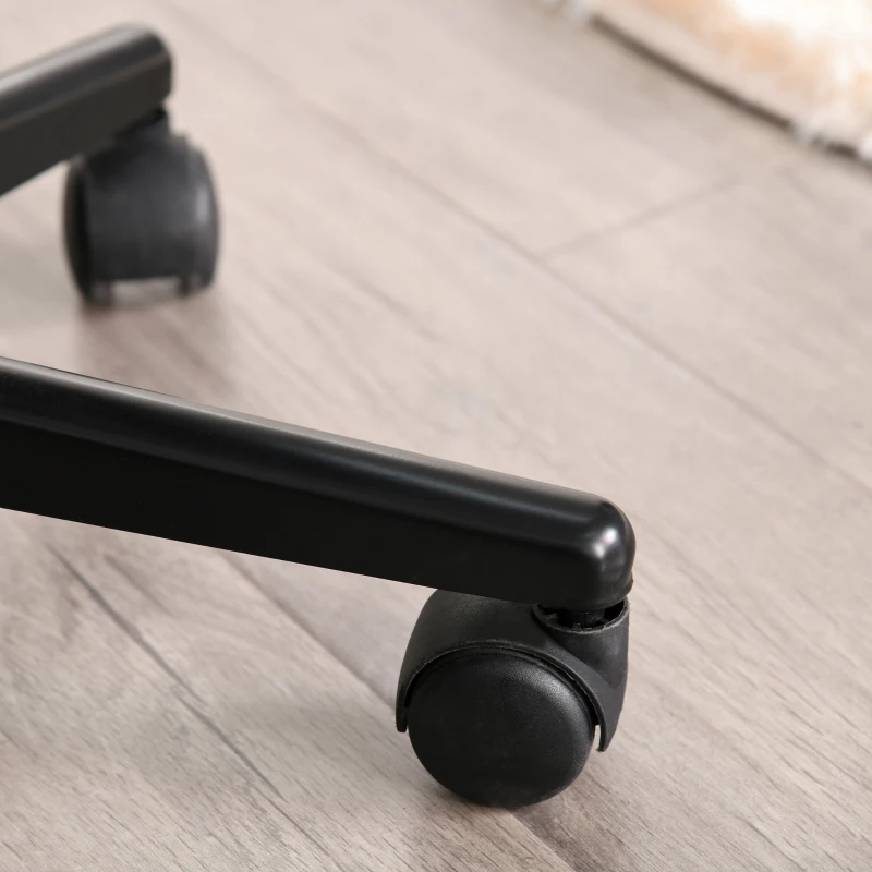 Vinsetto Chaise de bureau ergonomique fonction bascule hauteur réglable pivotant 360° revêtement maille bleu