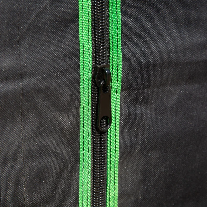 Outsunny Chambre de Culture hydroponique Tente de Culture Grow Box 0,9L x 0,6l x 1,35H m jardinière Incluse Oxford 600D Mylar Noir Vert